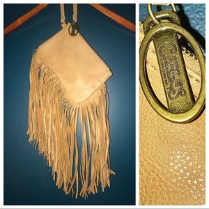 NEW-Carlos by Carlos Santana Fringe Wristlet Purse